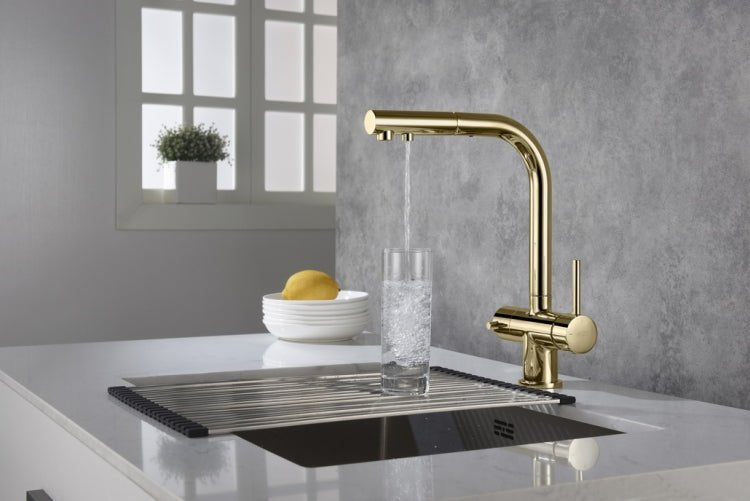 Apala Złoty | Blue Water | Bateria kuchenna z podłączeniem do filtra wody - 5