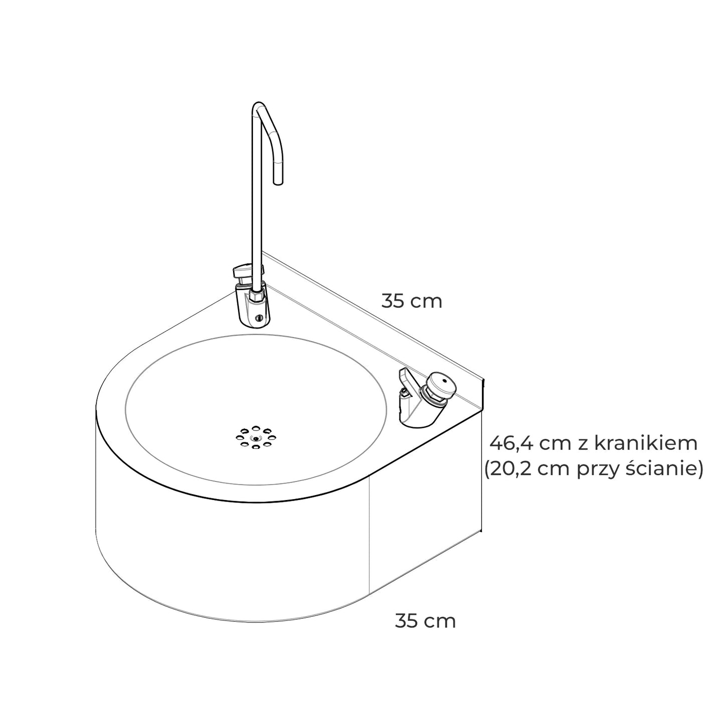 Aqua Solution AQF500 | Dystrybutor fontannowy - 5