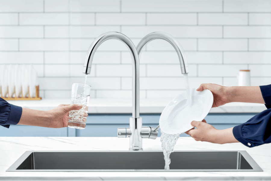 ASH3510/10 Chrom | Philips | Bateria kuchenna z podłączeniem do filtra wody - 6