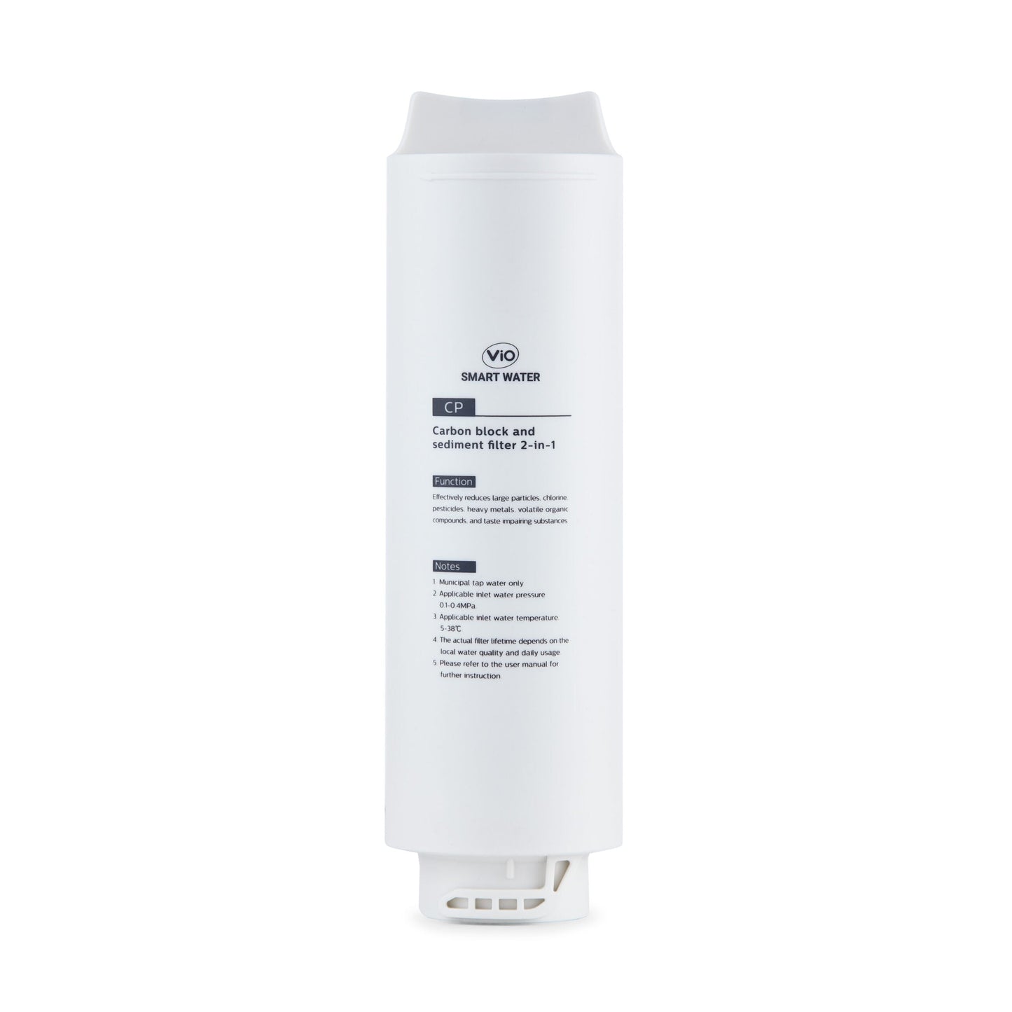 CP Filtr węglowy i filtr osadów 2 w 1 do UF02 - 600G | Wkład filtrujący | ViO filters - 1
