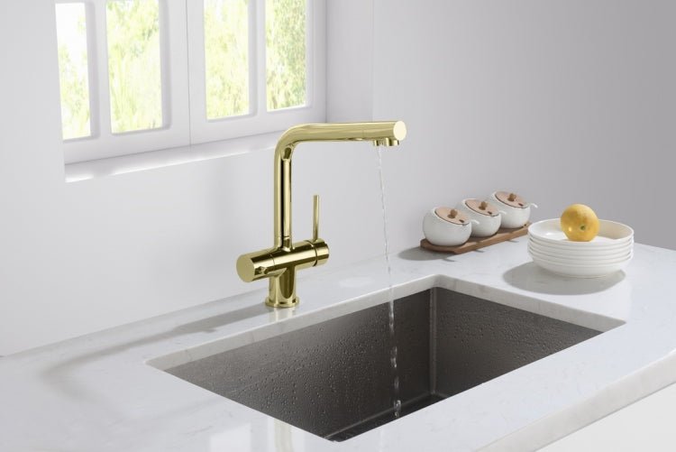 Crystal 4 - way Złoty | Blue Water | Bateria kuchenna 4 drożna - 4