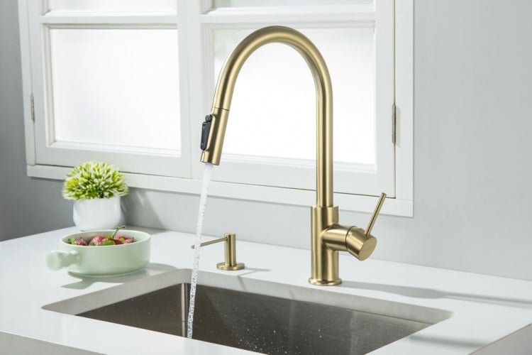 Diana plus Złoty | Blue Water | Bateria kuchenna z podłączeniem do filtra wody - 7