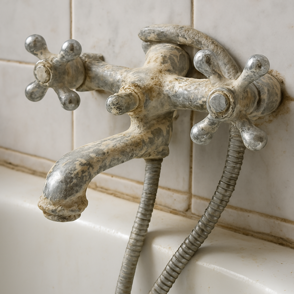 dirty faucet
