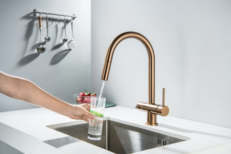 Cyrus Miedź | Blue Water | Bateria kuchenna z podłączeniem do filtra wody - 4