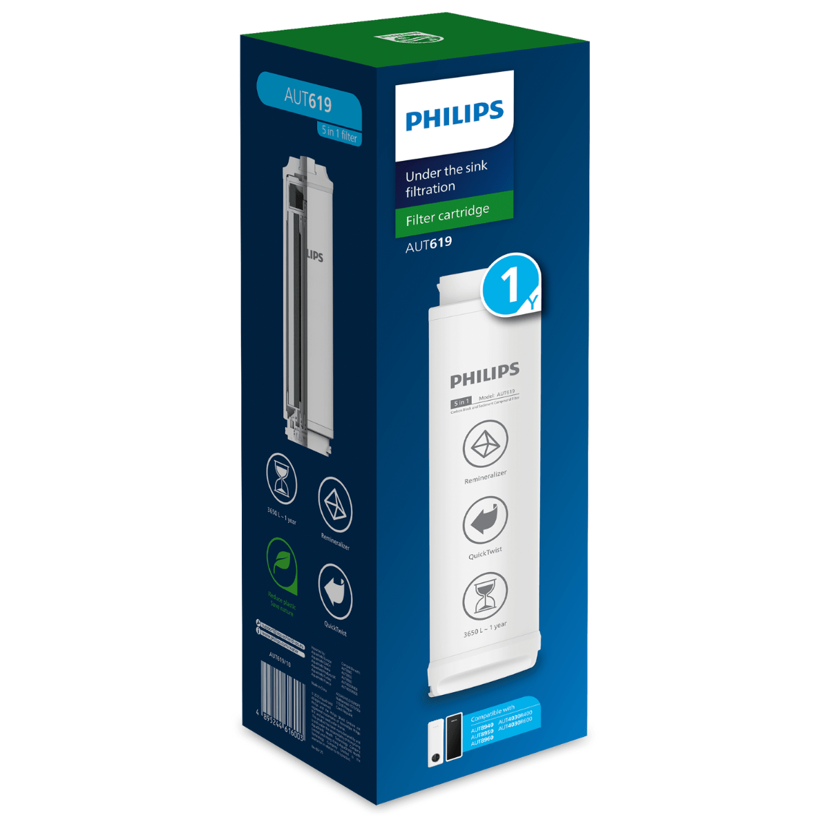 Filtr 5w1 AUT619 | Wkład filtrujący | PHILIPS - 3