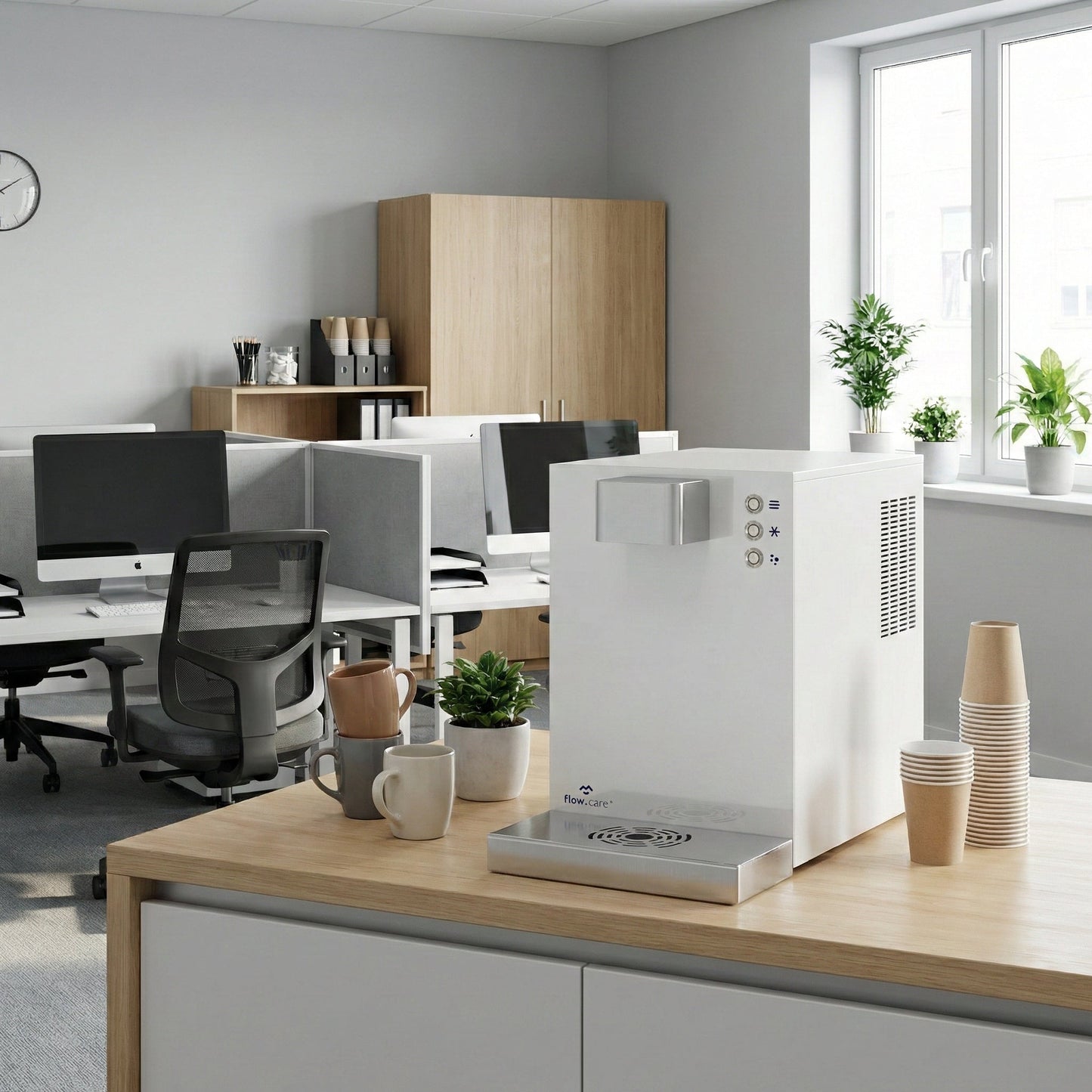 FlowCare 60TP PC White | Nablatowy dystrybutor wody - 6