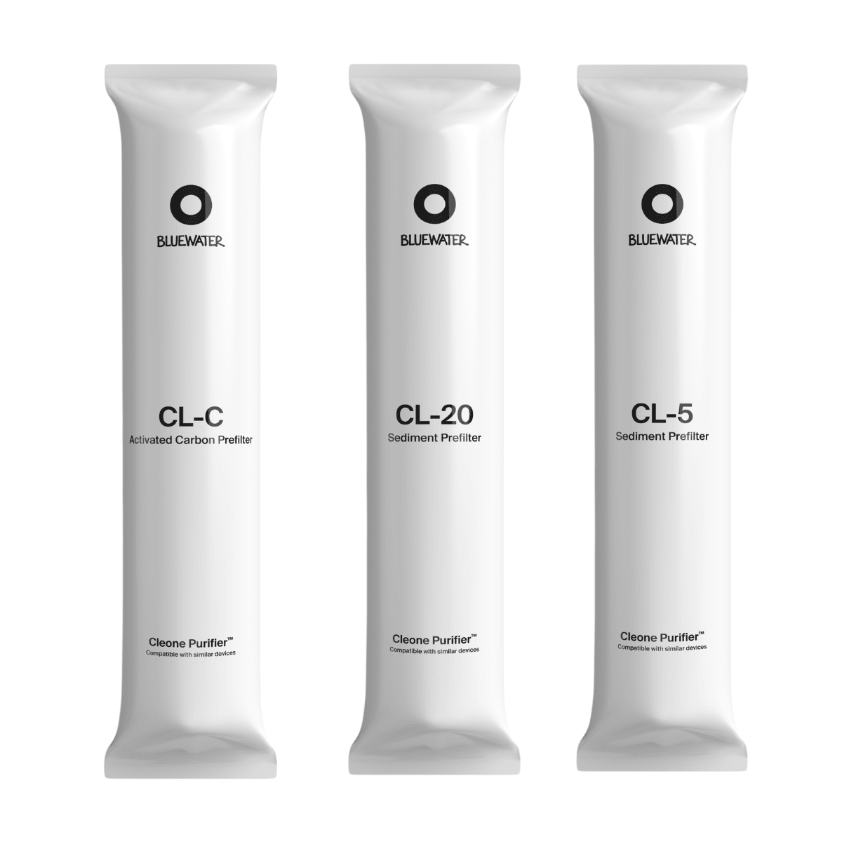 Oryginalne wkłady Bluewater | Wkład filtrujący | Zestaw do półrocznego podstawowego serwisu - 4