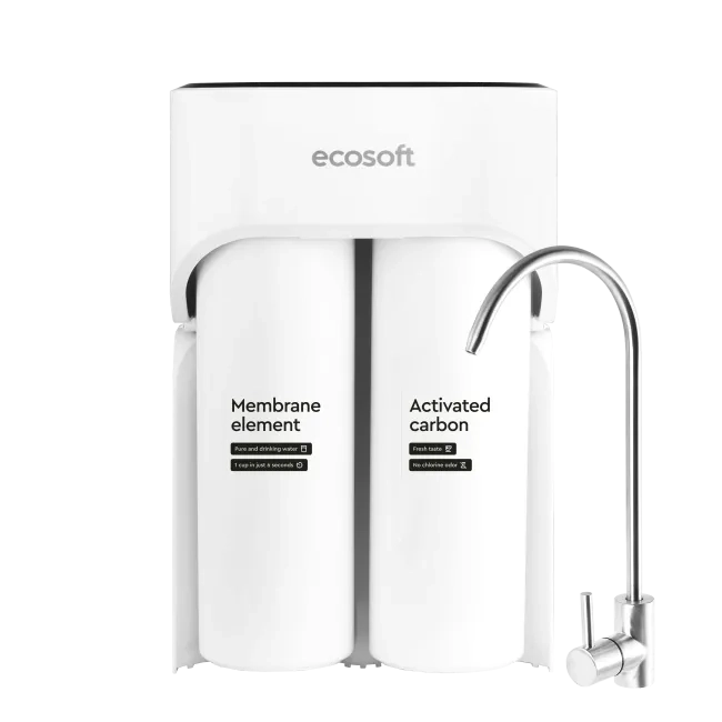 Ecosoft CROSS Solo | Фильтр обратного осмоса без бачка под раковиной