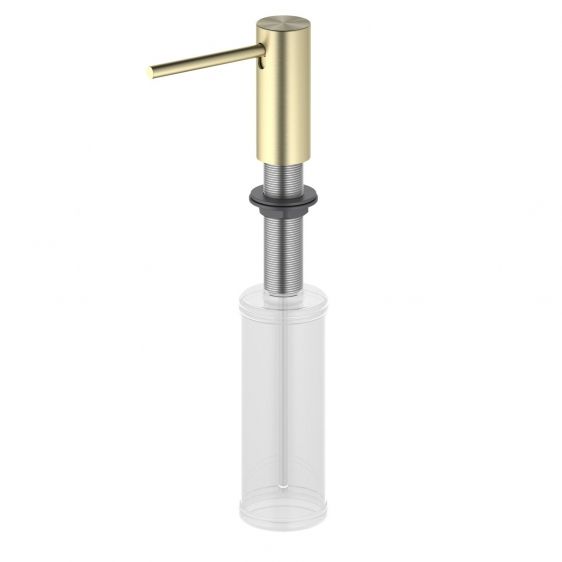 Blue Water Omega Antique Brass (Champagne Gold) | Soap Dispenser