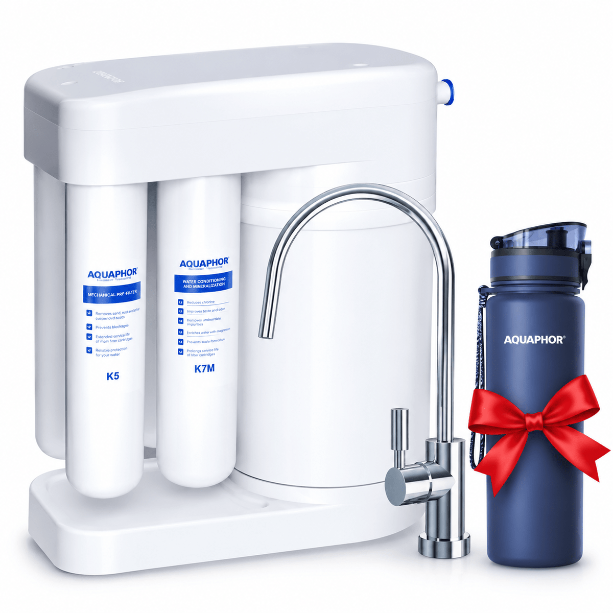 Aquaphor RO-101S Morion | Filtr odwróconej osmozy z mineralizacją pod zlew - 1
