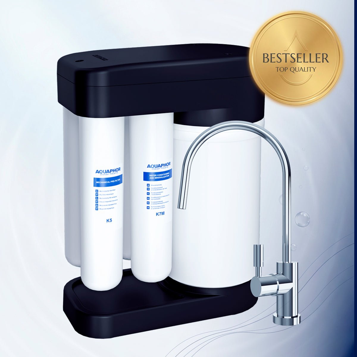 Aquaphor RO - 102S | Filtr odwróconej osmozy z mineralizacją pod zlew - 1