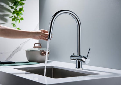 Cyrus Chrom | Blue Water | Bateria kuchenna z podłączeniem do filtra wody - 5