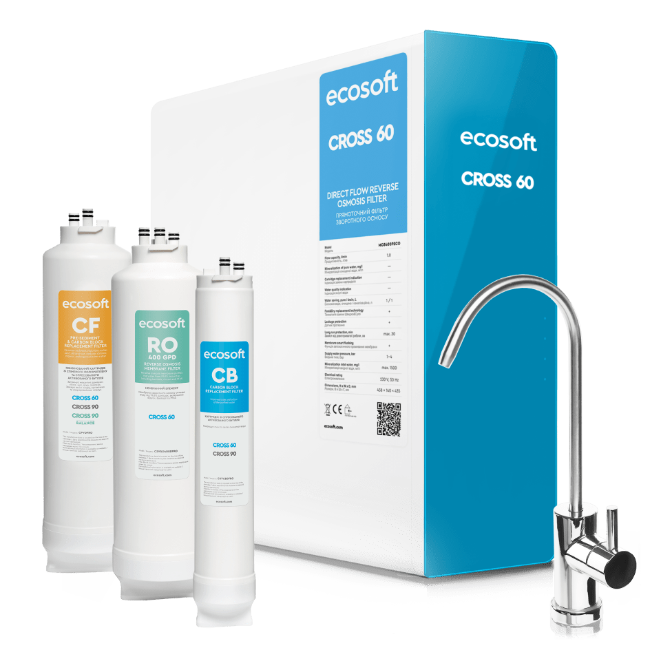 Ecosoft CROSS 60 | System odwróconej osmozy - 2