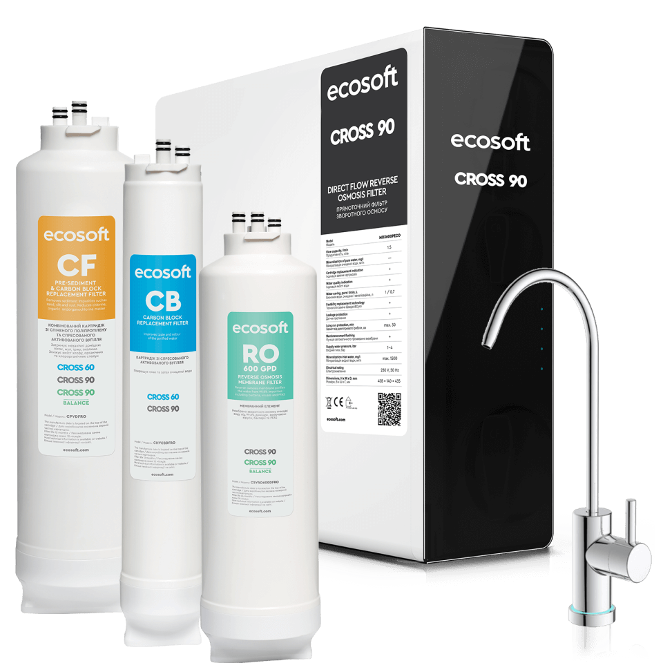Ecosoft CROSS 90 | System odwróconej osmozy - 2