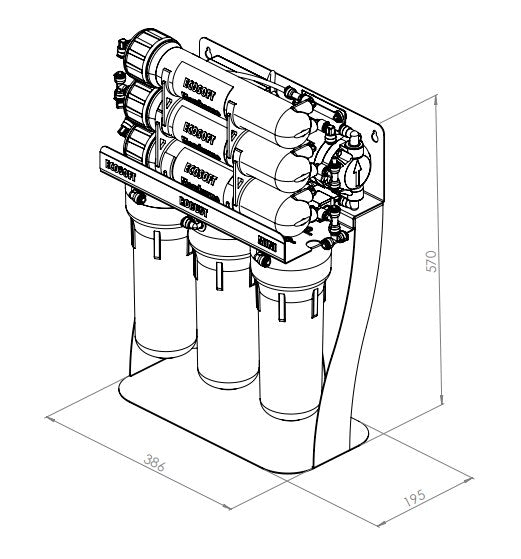 Ecosoft RObust Mini | System odwróconej osmozy - 12