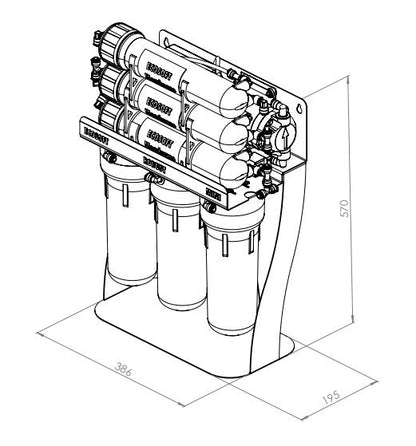 Ecosoft RObust Mini | System odwróconej osmozy - 12