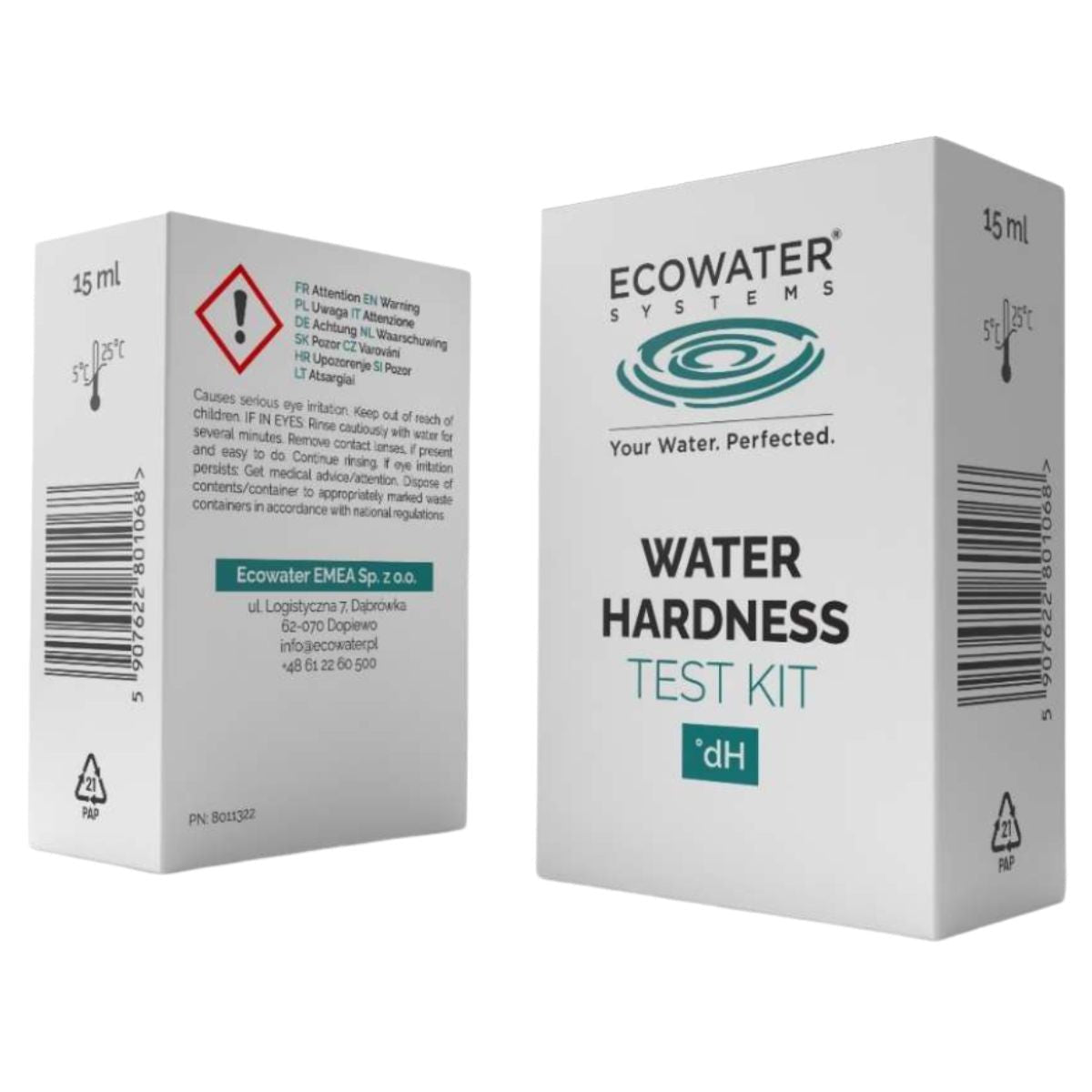 EcoWater test twardości wody | Tester kropelkowy - 1