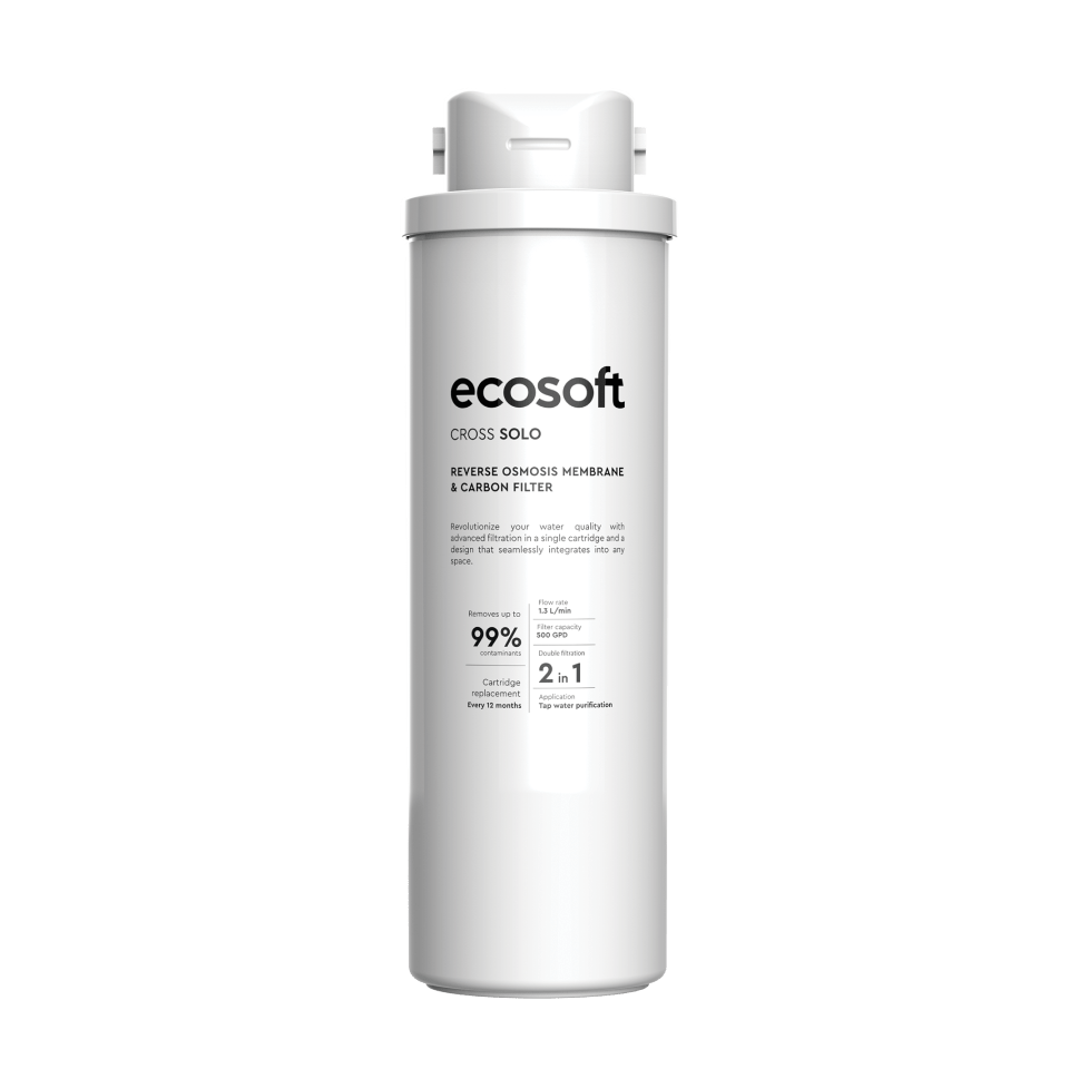 Membrana i filtr węglowy do CROSS Solo | Wkład filtrujący | Ecosoft - 1