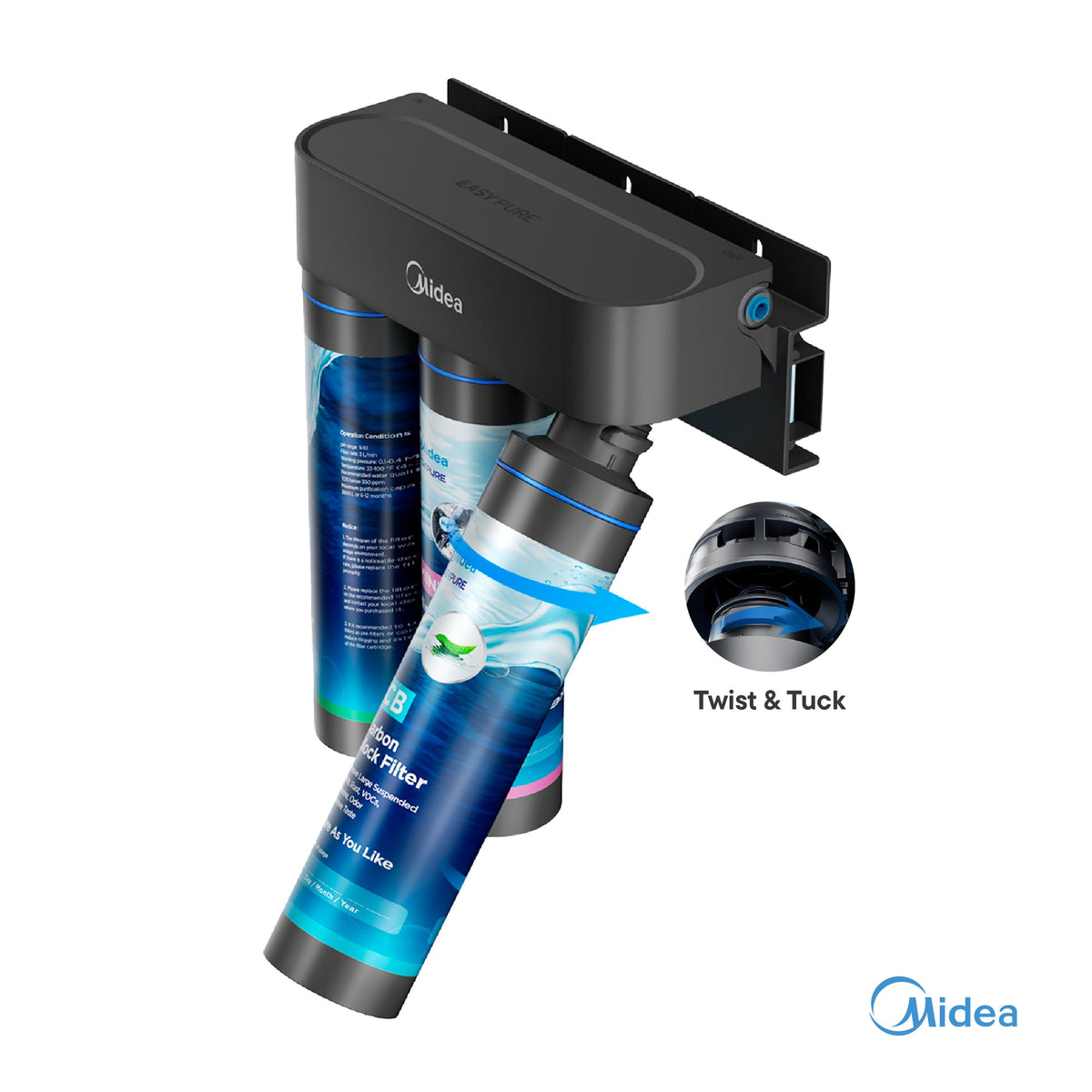 Midea EasyPure Soft | Przepływowy filtr wody - 5