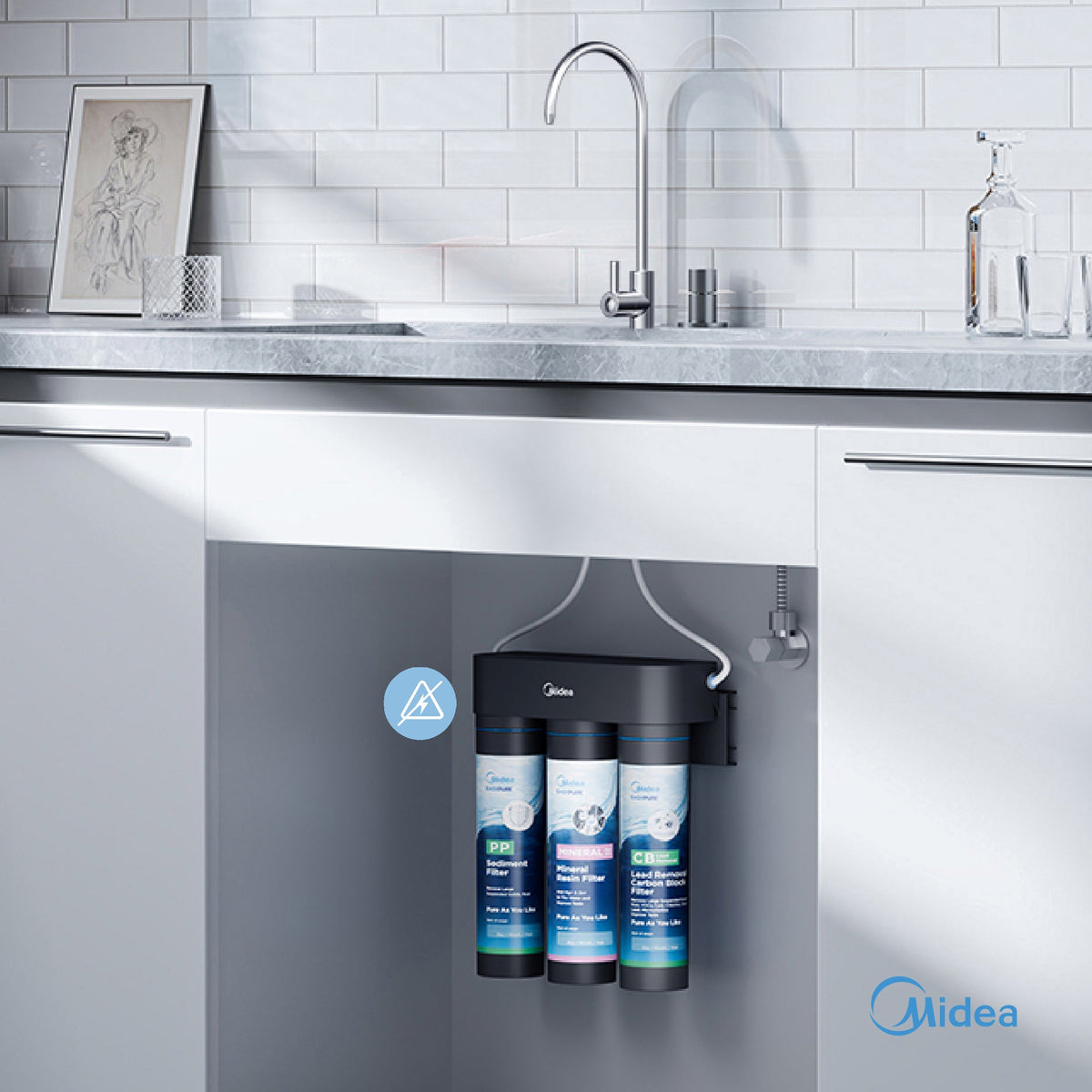 Midea EasyPure Soft | Przepływowy filtr wody - 4
