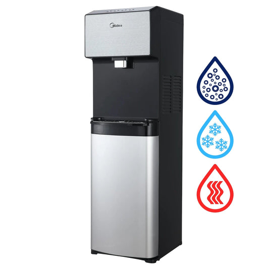 Midea JS1844S SODA PLUS SILVER | Wolnostojący dystrybutor wody - 1