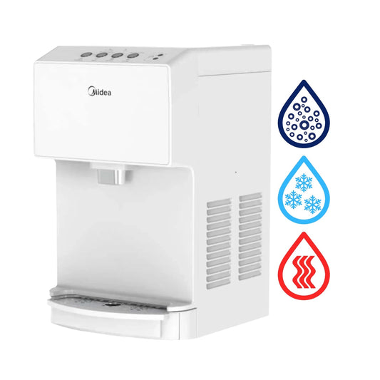 Midea JS1844T SODA PLUS WHITE | Nablatowy dystrybutor wody - 1