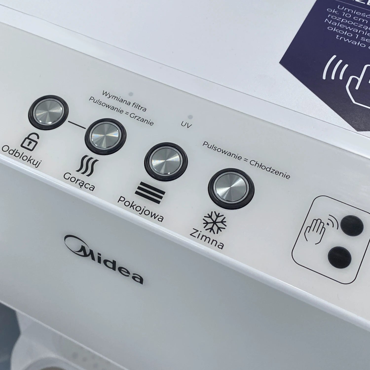 Midea JS1844T WHITE | Nablatowy dystrybutor wody - 3