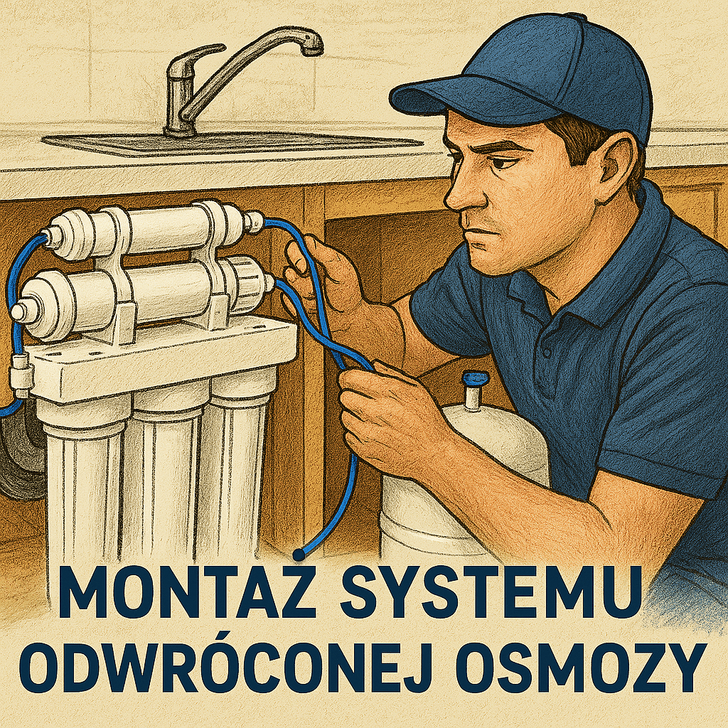 Montaż systemu odwróconej osmozy - 1