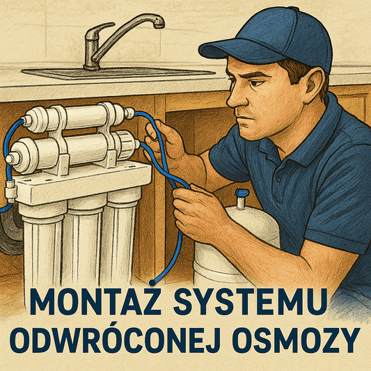 Montaż systemu odwróconej osmozy - 1