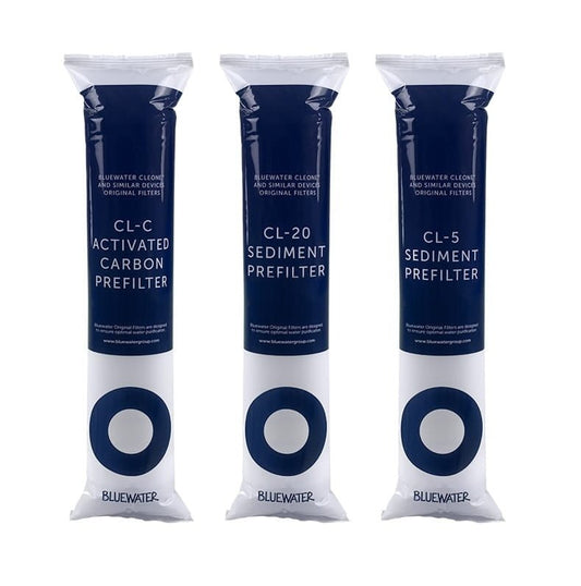 Oryginalne wkłady Bluewater | Wkład filtrujący | Zestaw do półrocznego podstawowego serwisu - 1