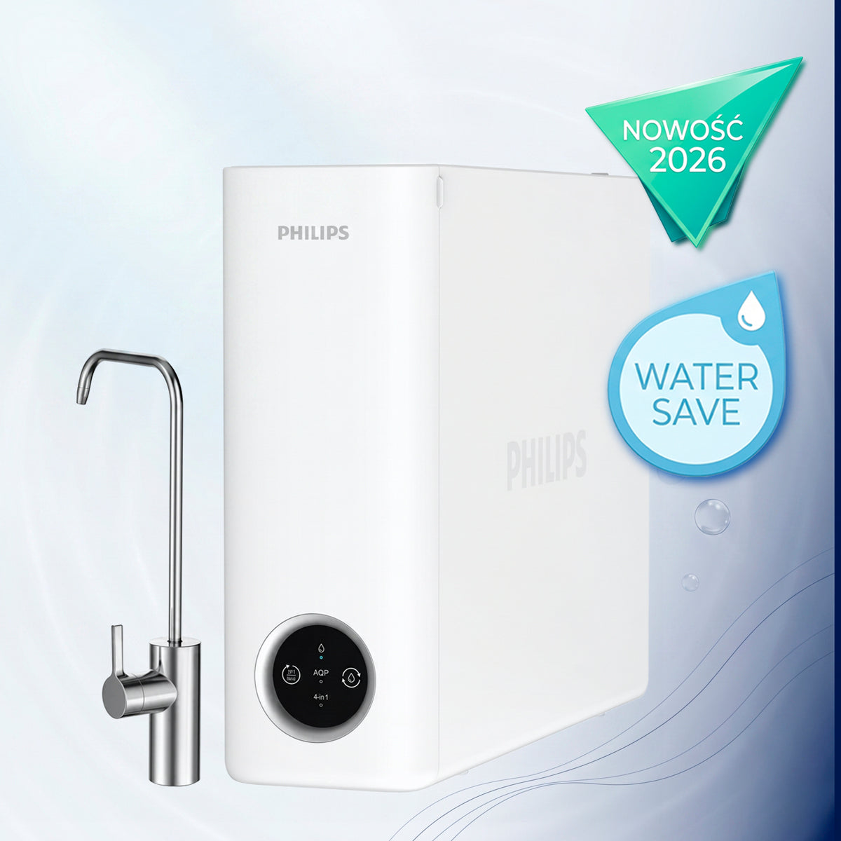 PHILIPS AUT8950 | Reverse osmosis filter without under-sink tank with mineralization