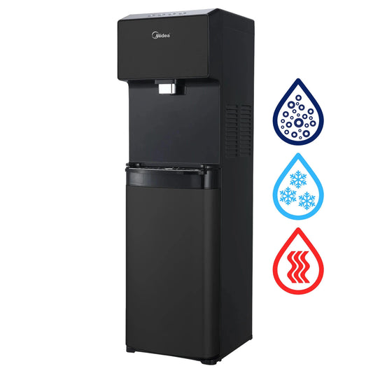 Midea JS1844S SODA PLUS czarny | Wolnostojący dystrybutor wody