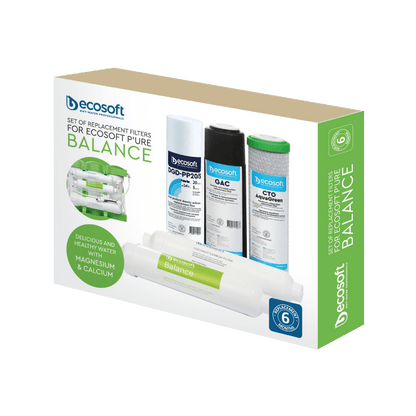 P'URE Balance zestaw 5 filtrów wymiennych PP5 - GAC - CTOAG - BALANCE - POST | Ecosoft - 2