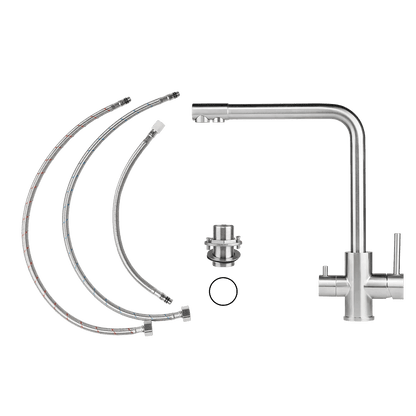 RF - 120 Chrom | Ecosoft | Bateria kuchenna z podłączeniem do filtra wody - 12