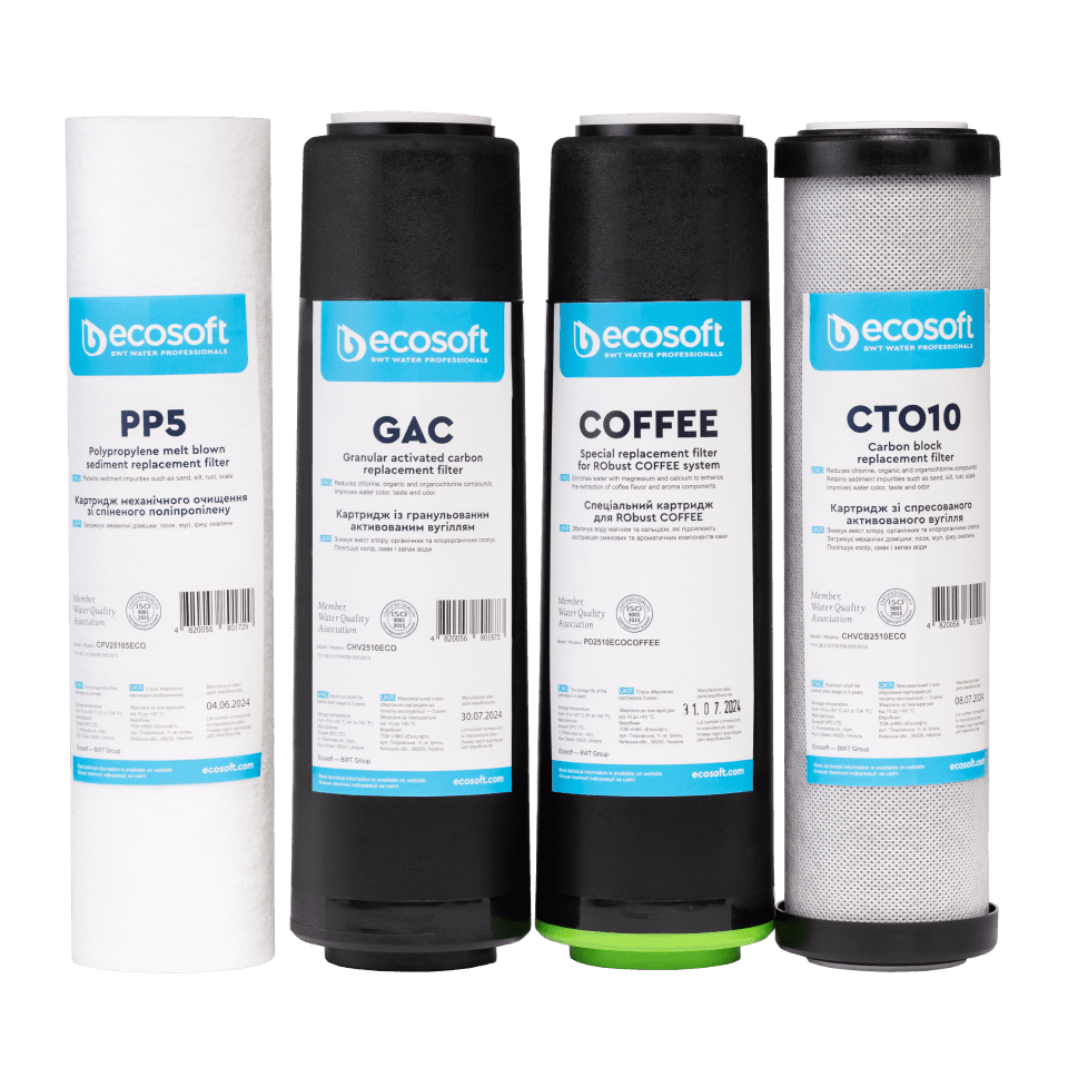 Zestaw wymiennych filtrów 1 - 2 - 3 - 4 do RObust COFFEE | Ecosoft - 3