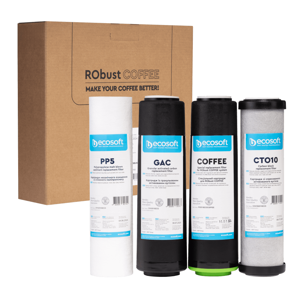 Zestaw wymiennych filtrów 1 - 2 - 3 - 4 do RObust COFFEE | Ecosoft - 2